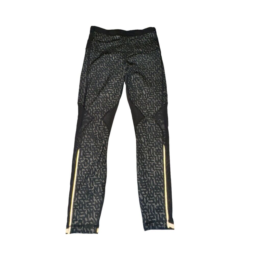 Lululemon Running In The City 7/8 Tight Sz 6 Heathered Net Pop Full On Luxtreme